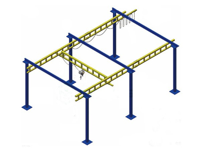 自立式钢性轨轻载起重机